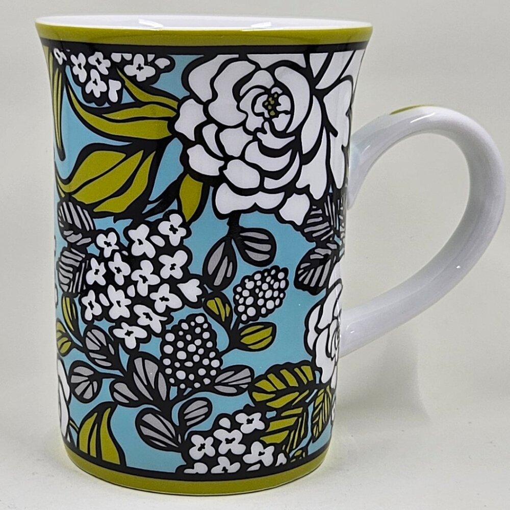 Vera Bradley Porcelain Mug Island Blooms Floral Design (retired)